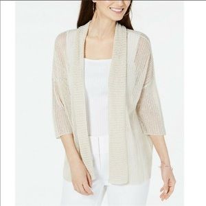 Alfani beige cardigan NWT